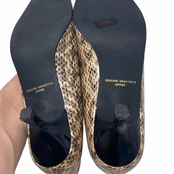 IMPO Genuine Snakeskin Pointed Toe Pumps, EUC, 6 - Picture 8 of 9